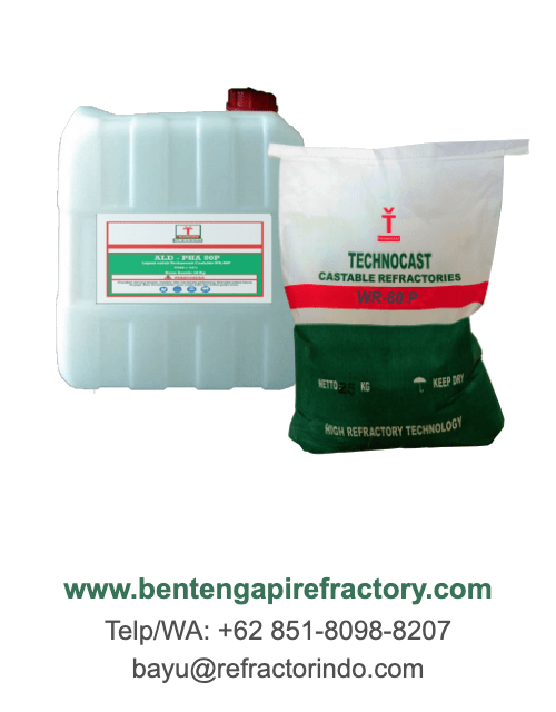 Plastic refractory dan coating Technocast